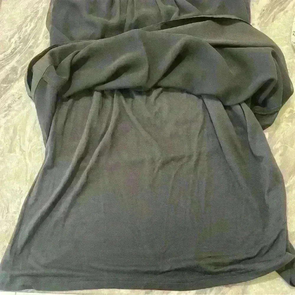 Express Women's Black Sleeveless  100% Silk Dress Sz L Party Cocktail Classic - Picture 8 of 8